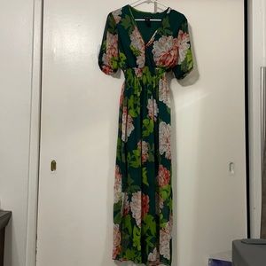 Flowing Floral Dress